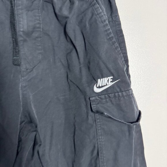 Nike Cargo Pants Drawstring Waist Lightweight Casual Black‎ XS - Picture 2 of 6